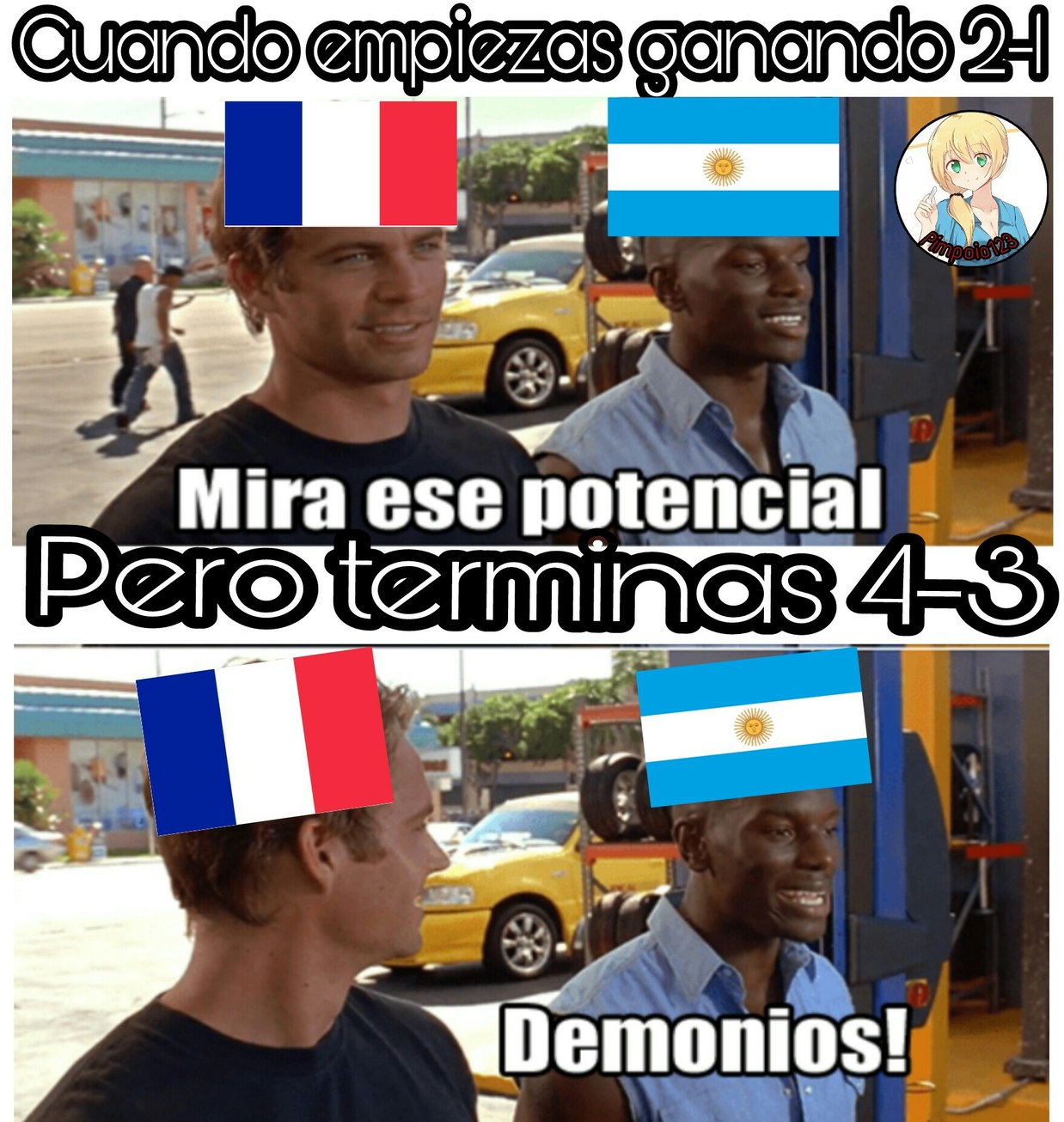 Rayos - meme