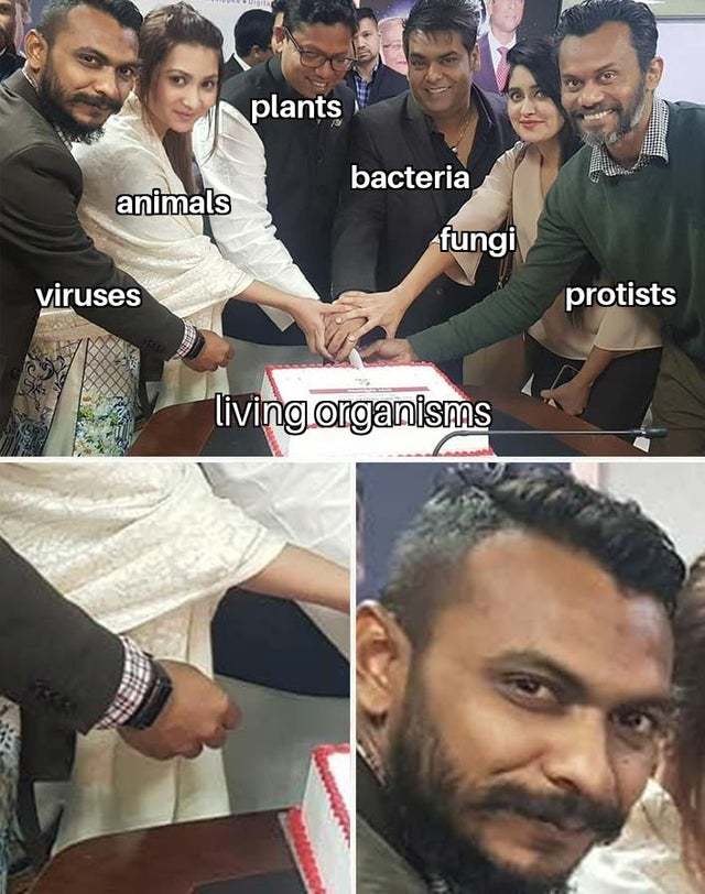 Living organisms - meme