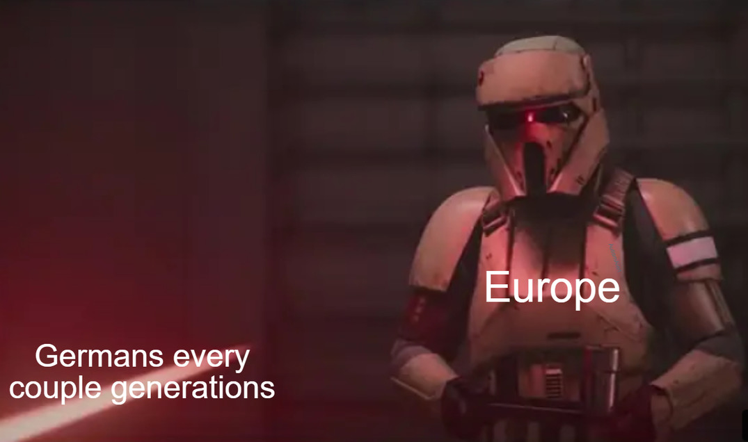 Europe every couple generations - meme