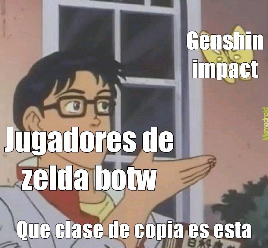 Zelda es mejor que genshin impact - meme
