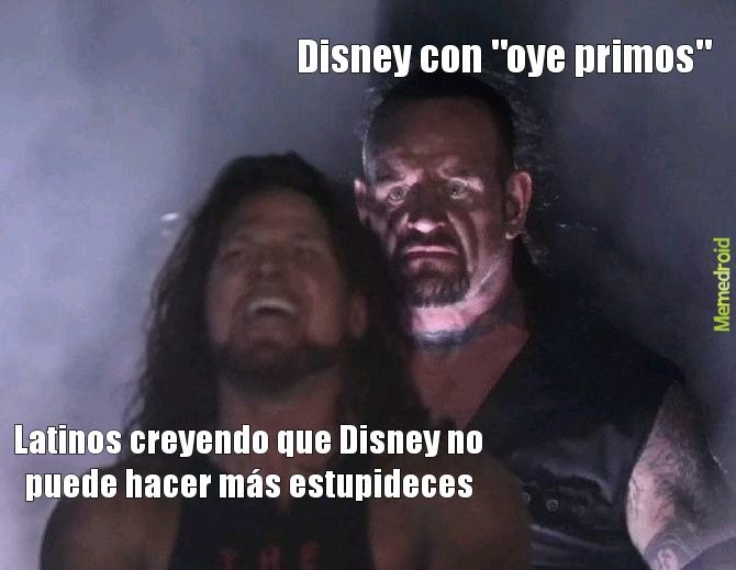 Simple y sencillamente digo que Disney no conoce la palabra basta,que decepción (de paso soy nuevo) - meme