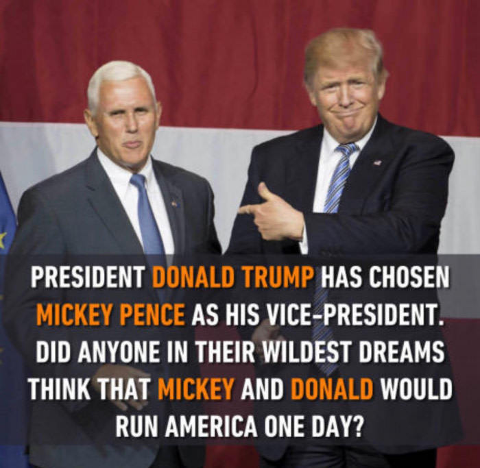 Mickey and donald - meme