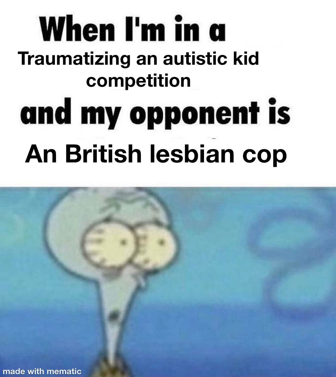 Bristish lesbian cop - meme