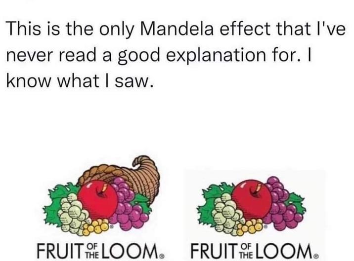 New Mandela effect - meme