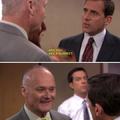 Creed left the stove on that's why he had to go in such a hurry.