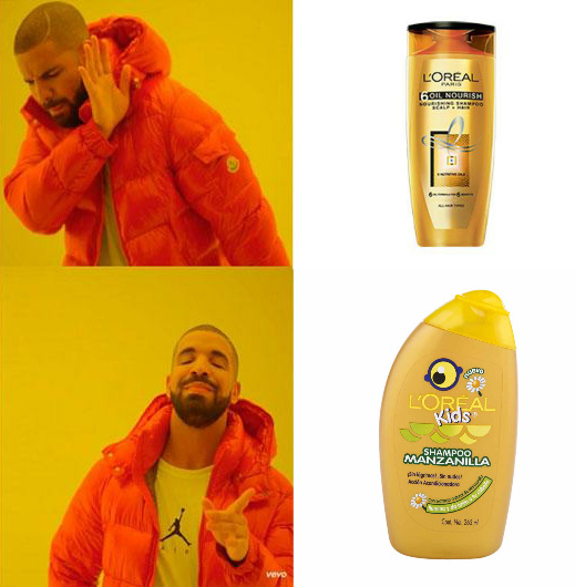 Shampoo 3 en 1 - meme