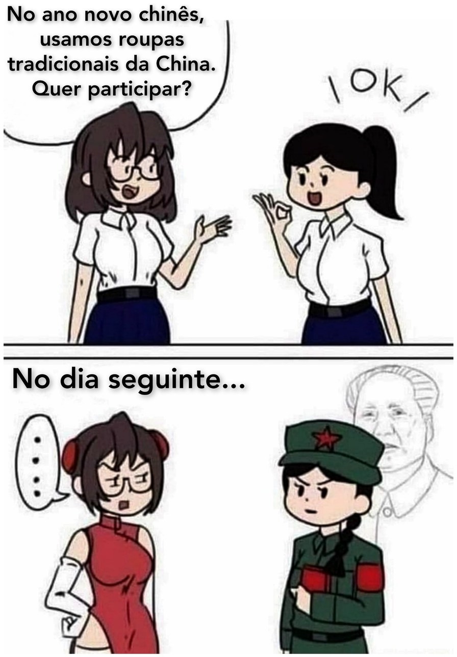 Roupas tradicionais - meme
