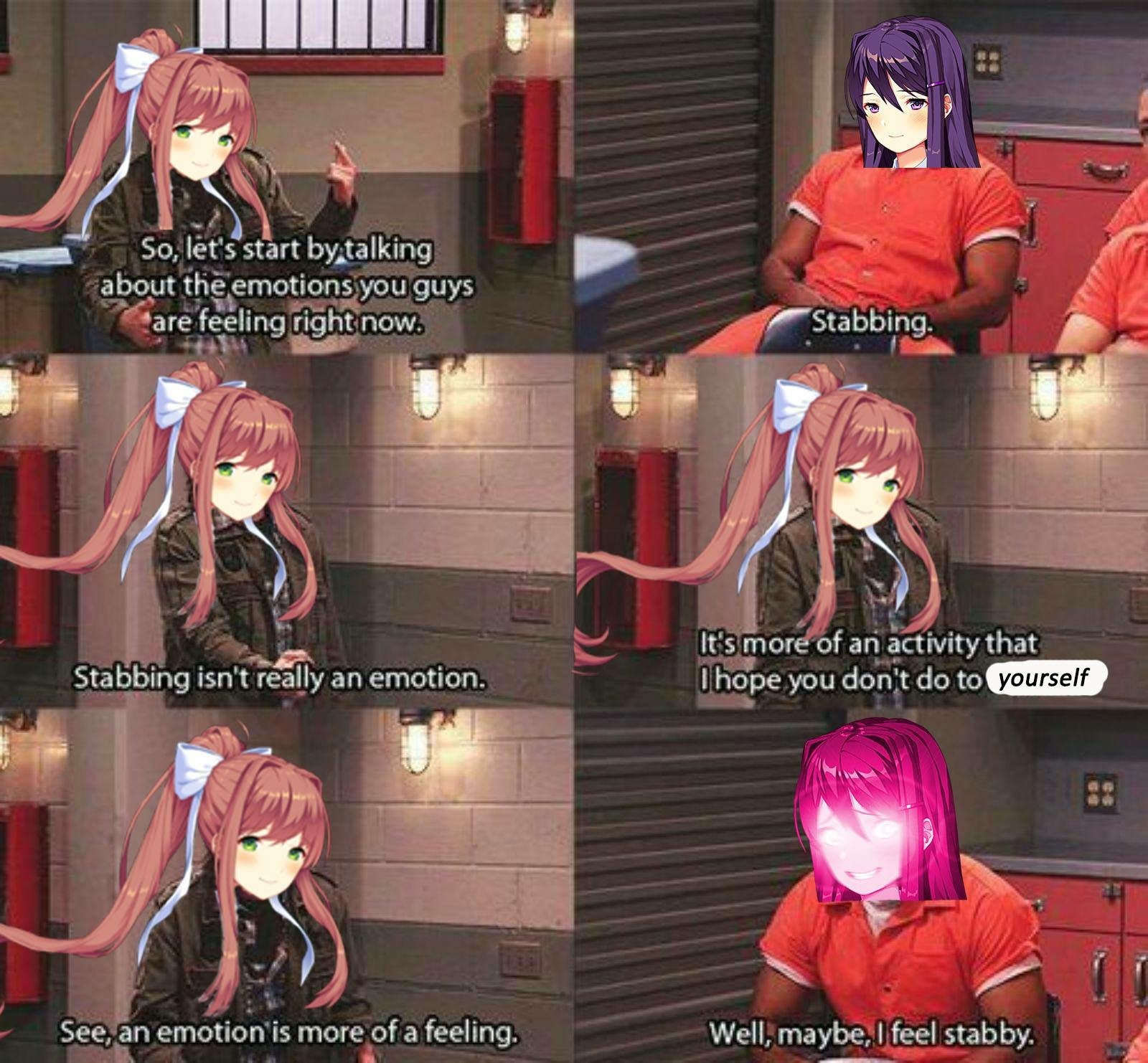 Yuri is best girl - meme