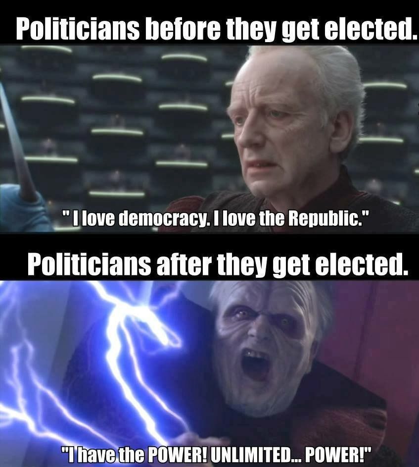 Every senator ever - meme