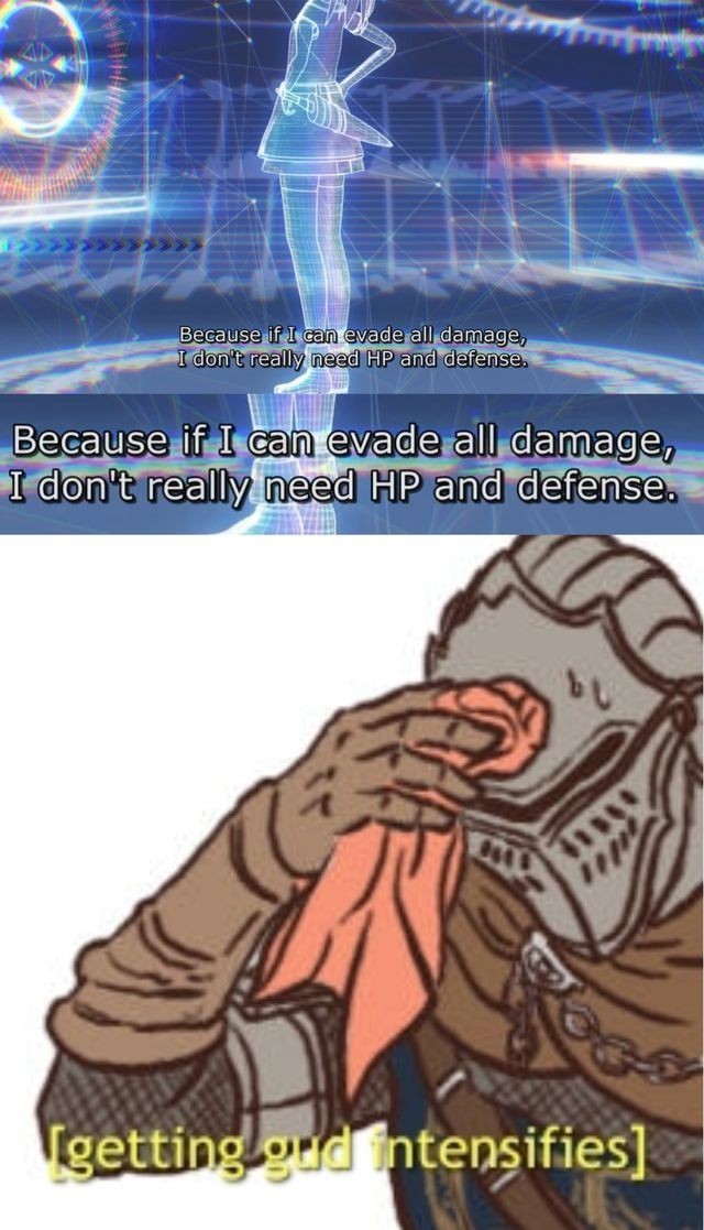 Just get gud bro - meme