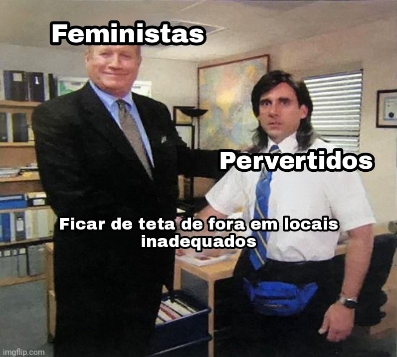 Feministas x pervertidos - meme