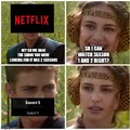 Those seasons are not available on Netflix