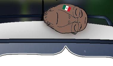 El de abajo - meme