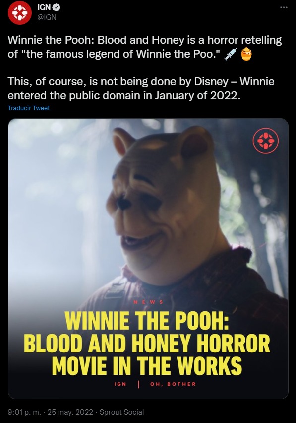 Pelicula de terror de Winnie Pooh wtf???? - meme