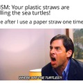Paper straws contain harmful chemicals. Wake up.