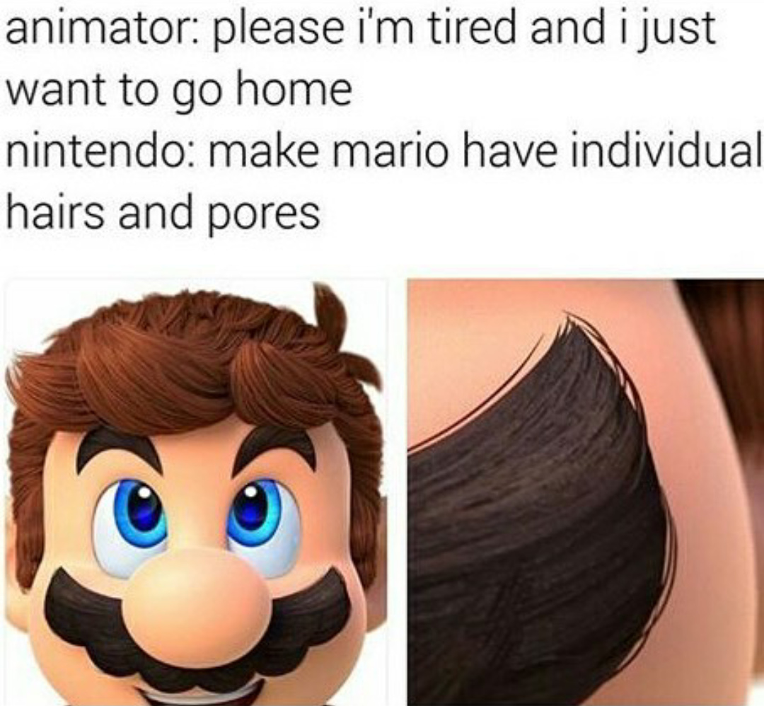 Mario has a cockie - meme