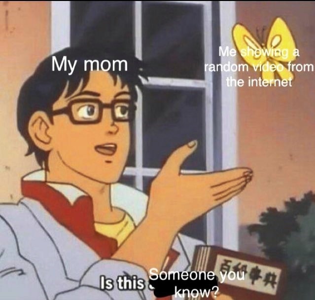 Yes mom I know the internet - meme