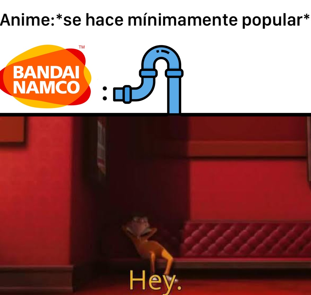 contexto:Bandai le hace un videojuego a casi todo anime existente - meme