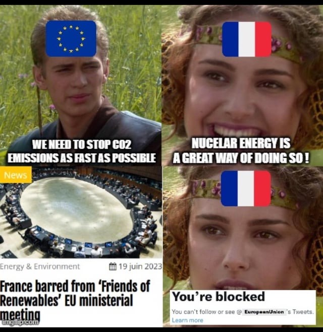 France and energy - meme