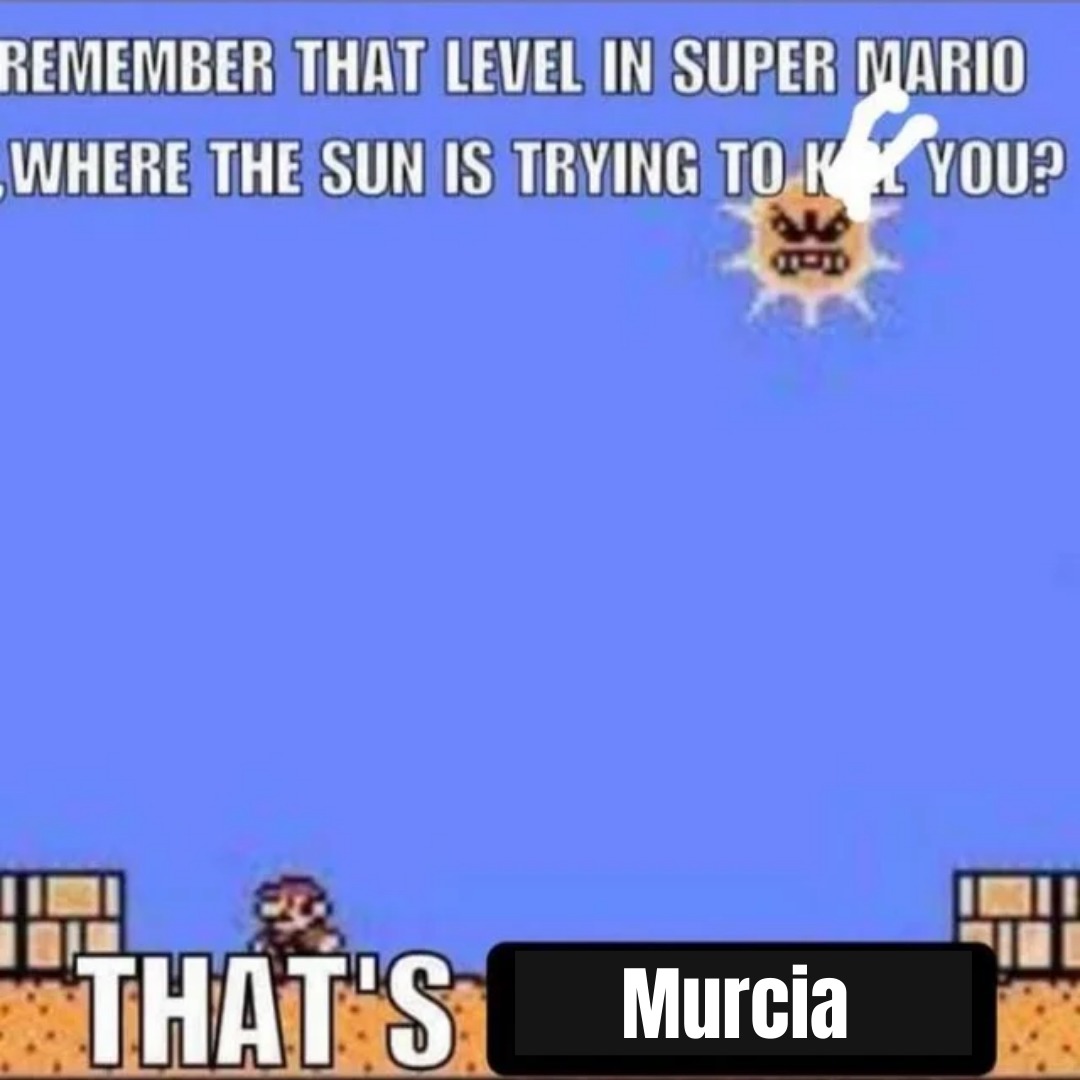 Murcia en Super Mario - meme