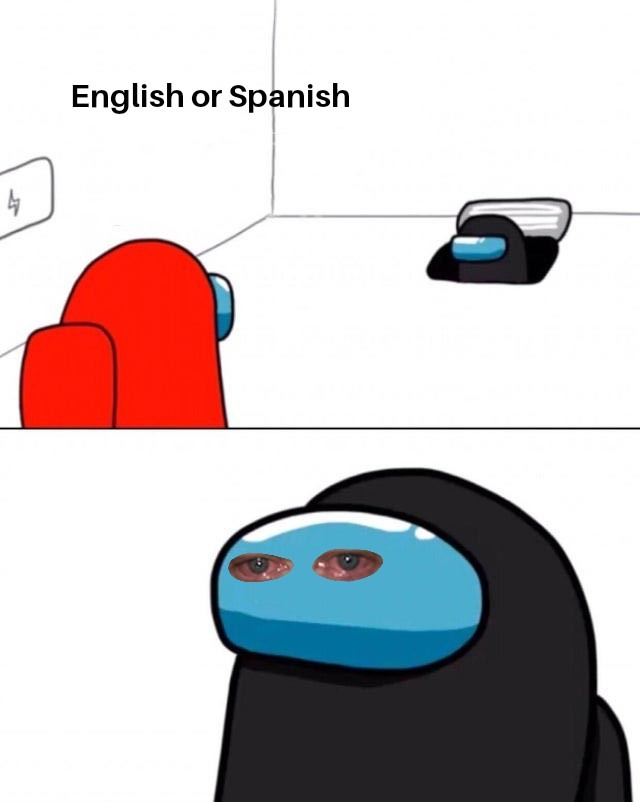 Italiano o inglese - meme