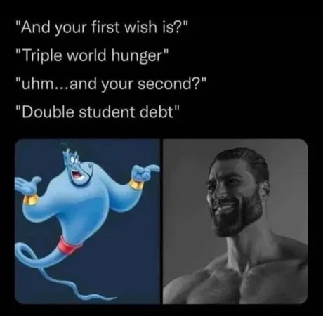 Genie is confused - meme