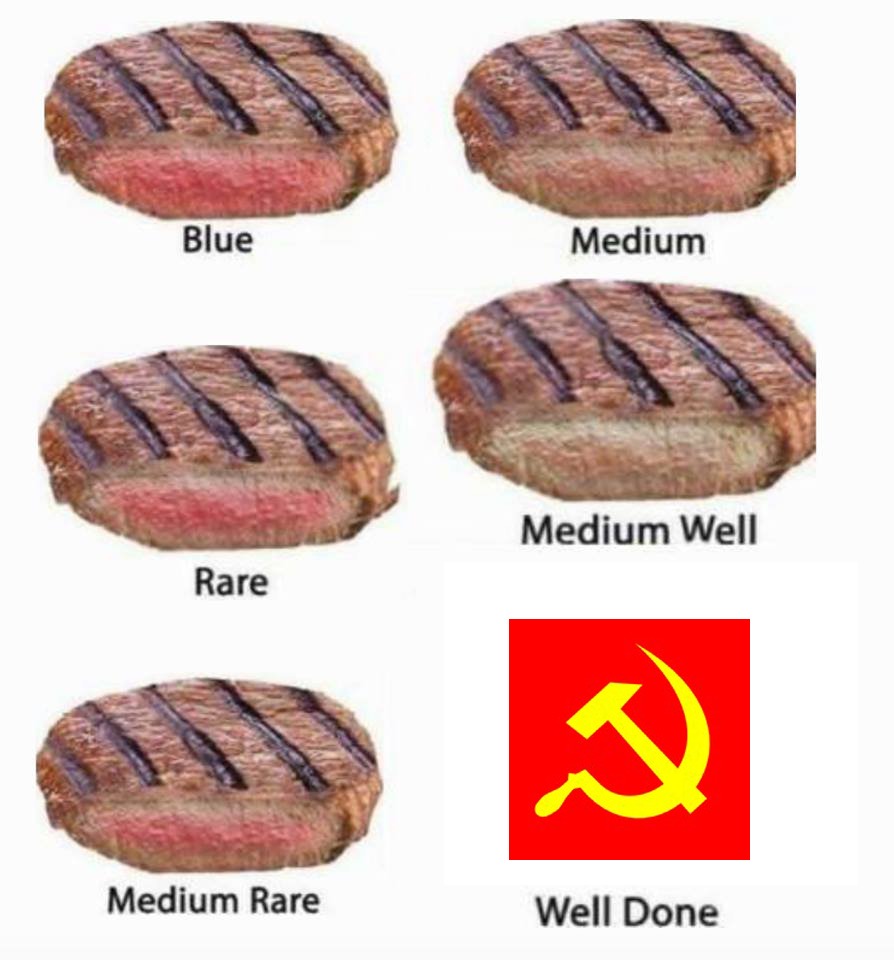 Don't be a commie - meme