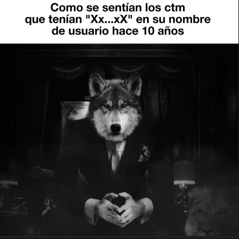 Los Xx_DarkMaster_xX se creían los más duros del internet - meme