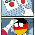 Germany picks the left buttom everytime