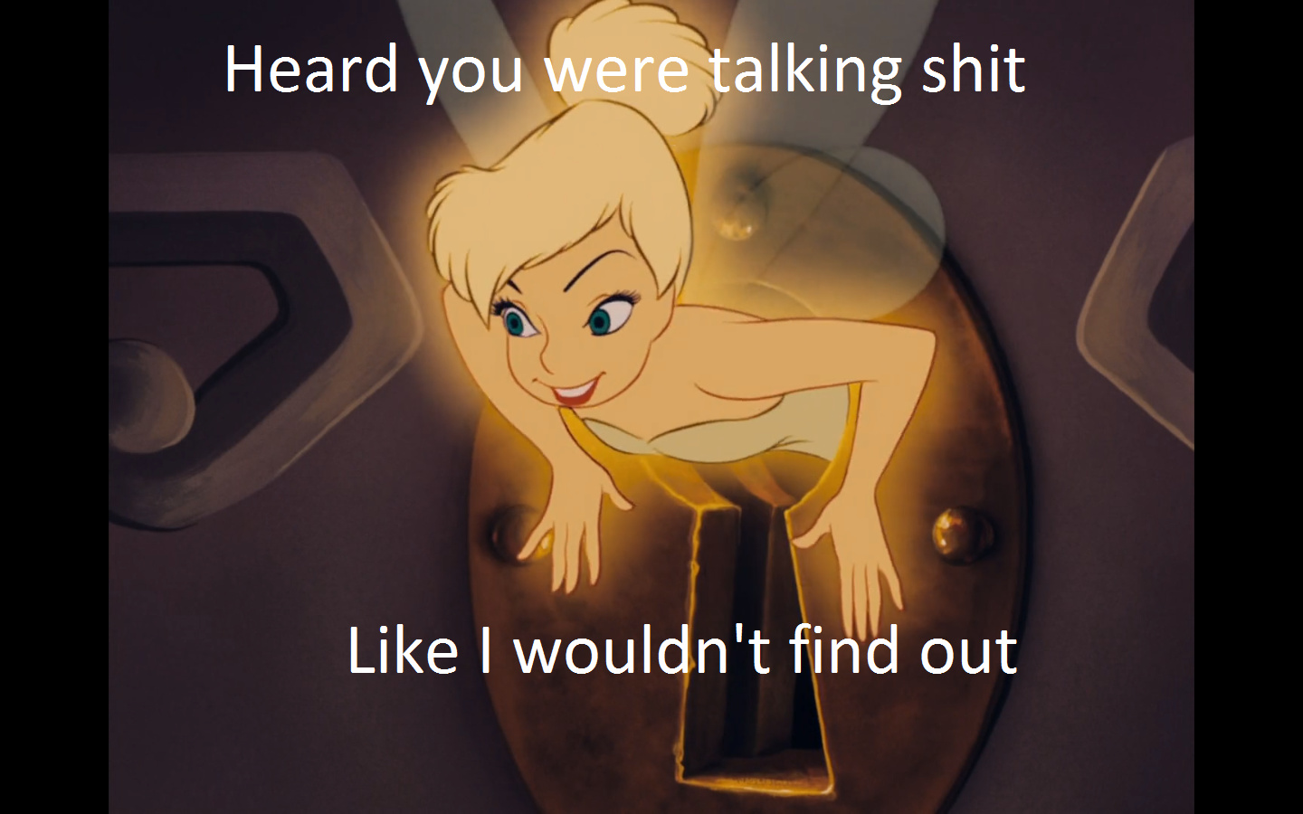 Tinkerbell will find a way - meme