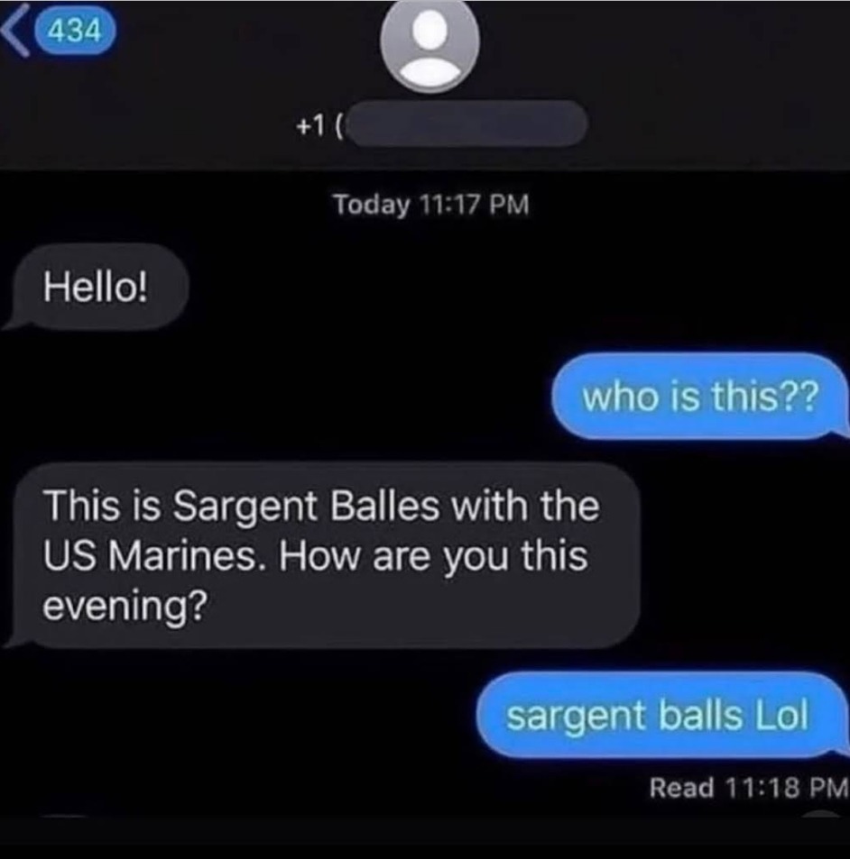 Sargent balls - meme