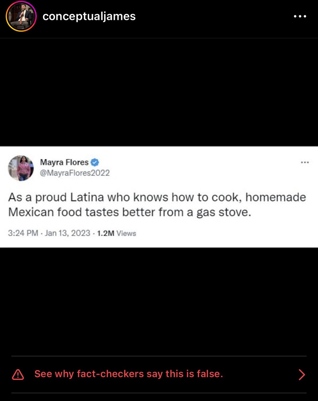 They fact checked a Latina mom - meme