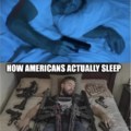 How Americans actually sleep