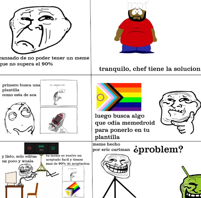 :yaoming: mememierda de rage comics hecho sin amor