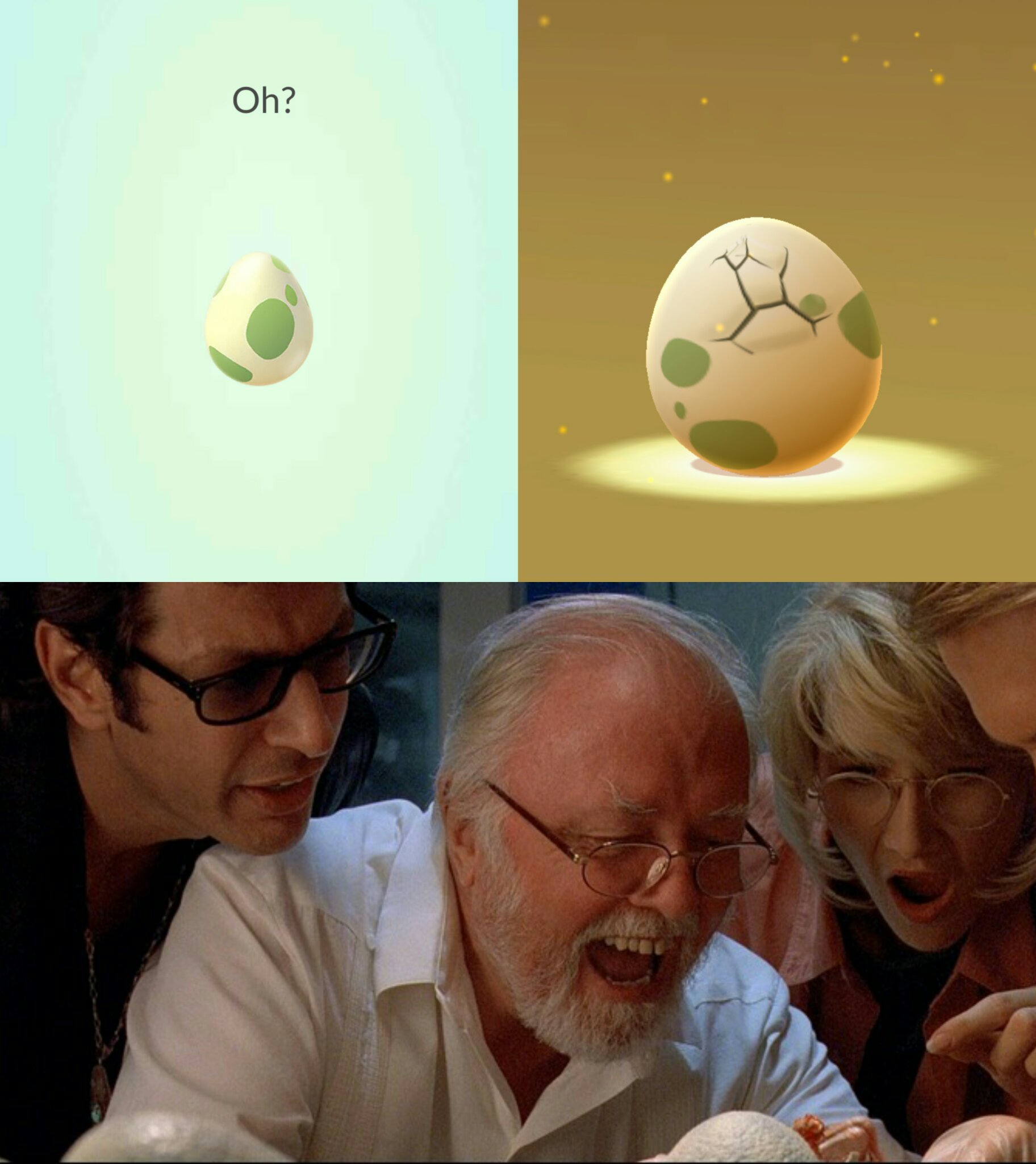When you finally walk enough to hatch an egg - meme