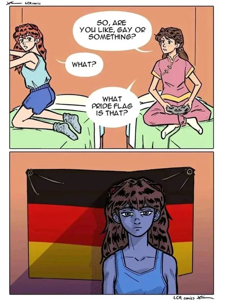 German pride flag lol - meme