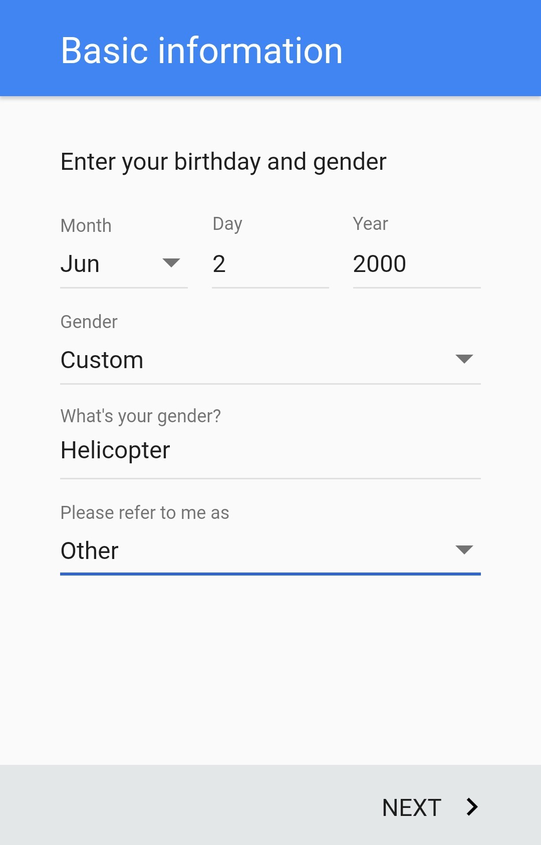 I identify as a helicopter - meme