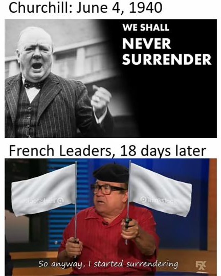 Never Surrender - meme