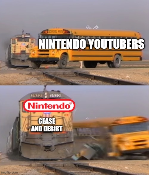 Nintendo hit bus - meme