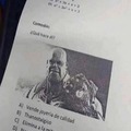 Pregunta extra de Thanos en el exámen