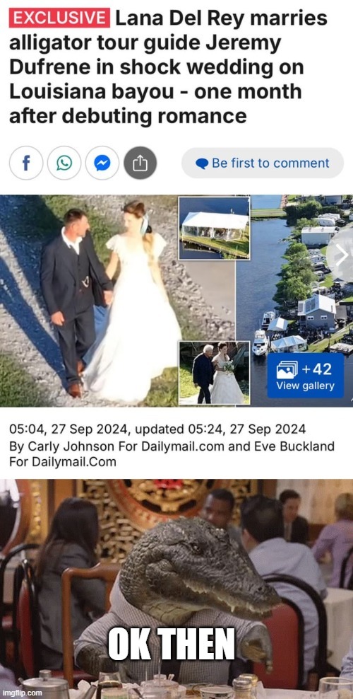 Lana del Rey wedding meme