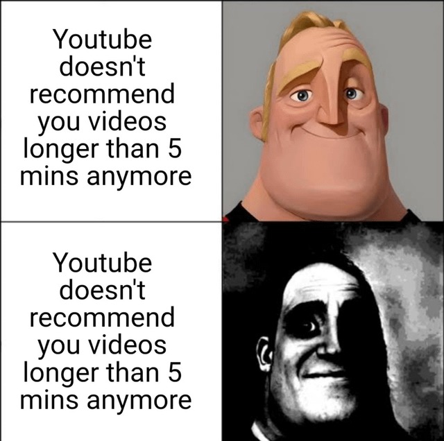 Getting old for Youtube - meme
