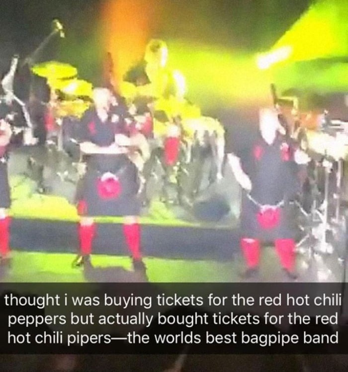 Red Hot Chilly Pipers - meme