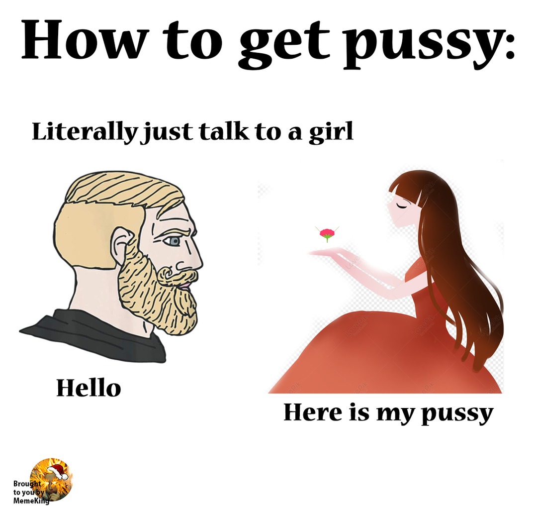 how to get pussy - meme