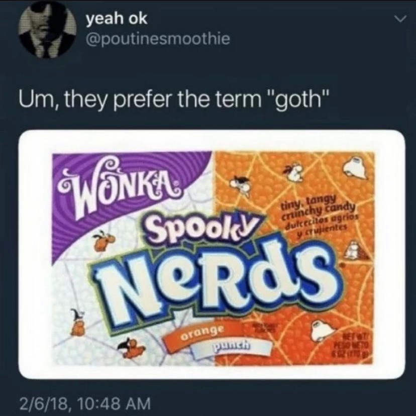 Goth - meme