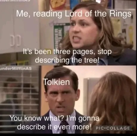 Lord of the Rings books meme