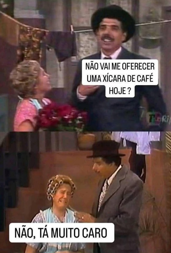 Agora o Quico não vai falar "Outra vez café?" kkkkj (Governo filho da puta) - meme