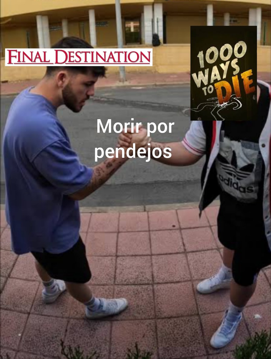Ok no digo que sean malas series, pero si no quita que la mayoría murieron por sus malas decisiones - meme