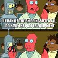 Zoidberg came prepared, which is good news, everyone