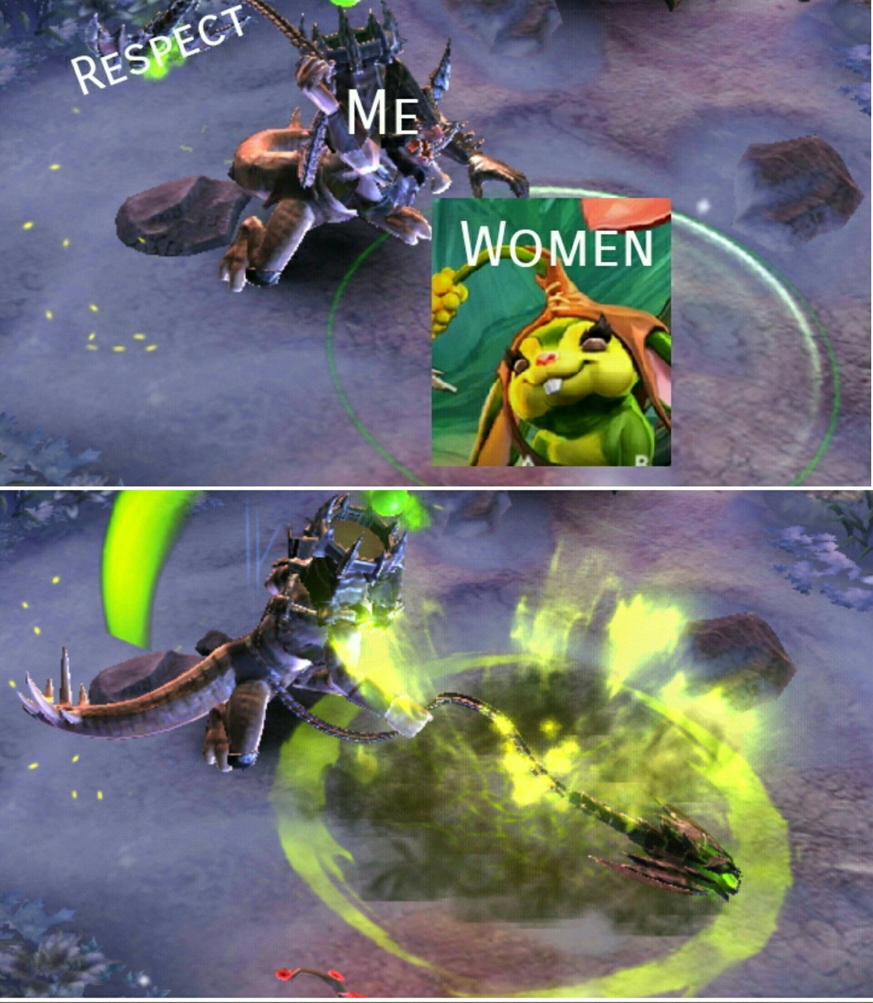 It's from a game I play called Vainglory - meme